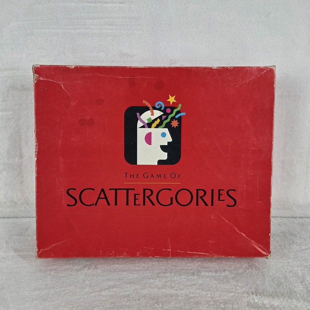 Vintage 1988 Scattergories Board Game Milton Bradley Complete Original Box